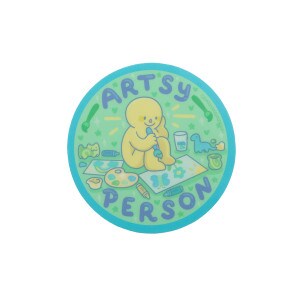 Artsy Person Vinyl Sticker
